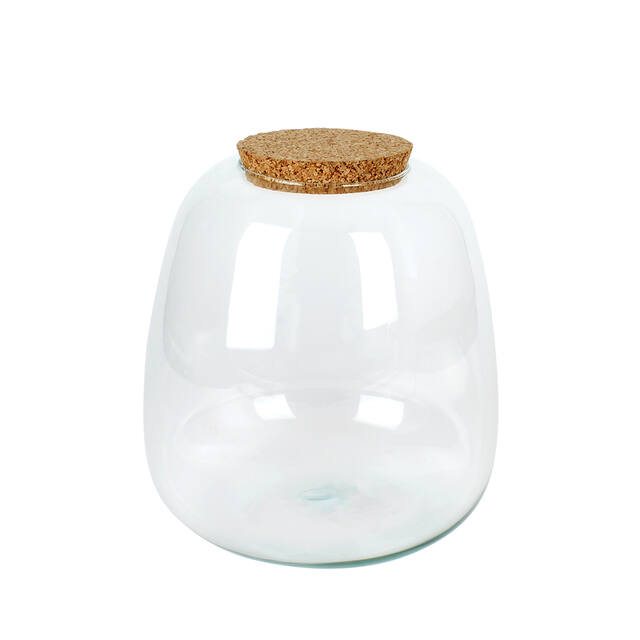 Vaas Richmond met kurk (recycled glas)