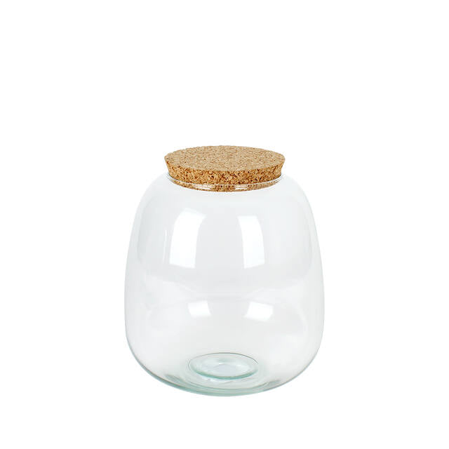 Vaas Richmond met kurk (recycled glas)