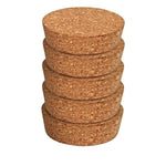 Kurk dop naturel - (set van 5 stuks)