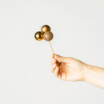 Stick christmasbol brown 1pcs