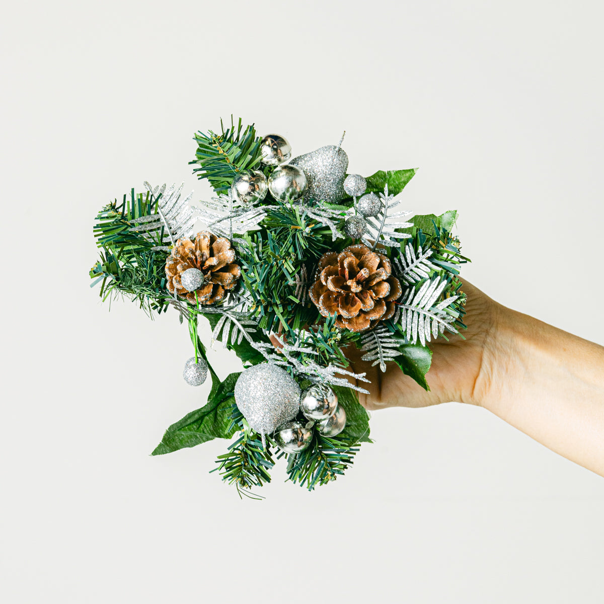 Christmas ring silver 1pcs