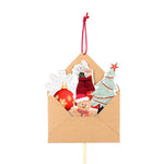 Stick Christmas envelope
